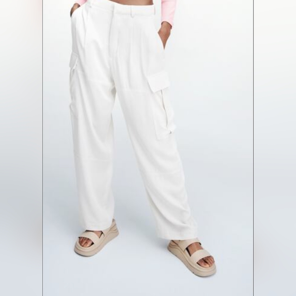 Zara Beige Slide Sandals NWT